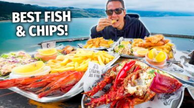 FISH & CHIPS Mountain!! 🐟 🍟 Best Australian SEAFOOD on the Great Ocean Road!!