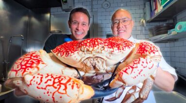 BIGGEST Crab I’ve Ever Seen!! 🦀 TASMANIAN KING CRAB - Cooked 3 Ways!!