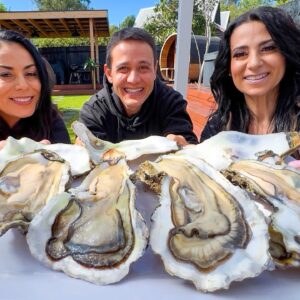 Head-Sized OYSTERS!! Aussie BBQ Surf & Turf w/ The Grill Sisters!!