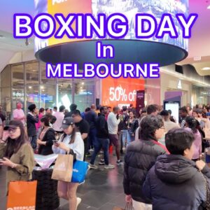 Boxing Day in Melbourne City Australia 2023 | DFO South Wharf