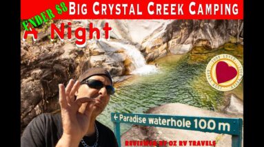 CAMPING WITH OZ RV TRAVEL SHOW @ Big Crystal Creek Camping in QUEENSLAND