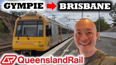 🇦🇺 QUEENSLAND RAIL ELECTRIC TRAIN: Gympie - Brisbane