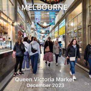 Melbourne City Queen Victoria Market in December 2023 Australia