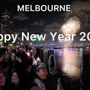 New Year 2024 Fireworks Melbourne Australia