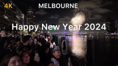 New Year 2024 Fireworks Melbourne Australia