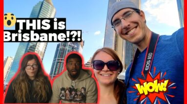 AMERICANS REACT TO Surprised by Brisbane, Australia - AWESOME City Beach and Parks!
