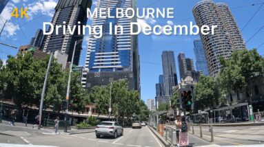 Driving Around Melbourne City in December