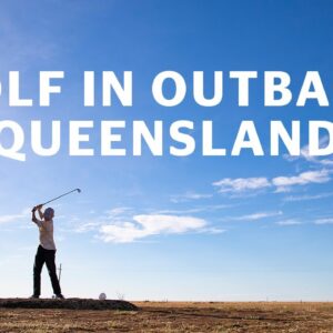 Golf in the middle of the Outback at the Outback Queensland Masters