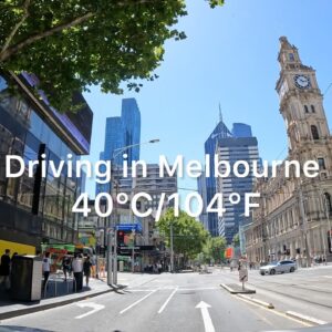 Melbourne City 40 degrees looks like Driving Tour