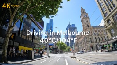 Melbourne City 40 degrees looks like Driving Tour