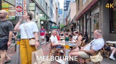 Melbourne City Hardware Lane Australia 4K Video