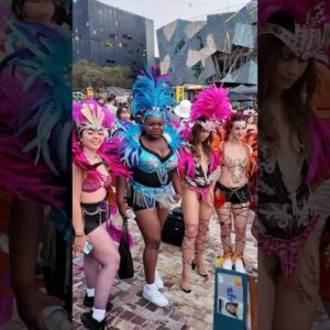 Melbourne in February - Afro Caribbean Carnival 2024 #shorts