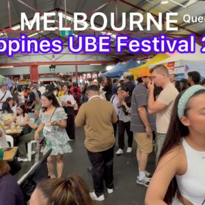 Melbourne's UBE Festival at Queen Victoria Market 2024