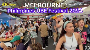 Melbourne's UBE Festival at Queen Victoria Market 2024