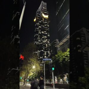 The tallest building in Melbourne 2024, Australia 108 #travel #city #trending