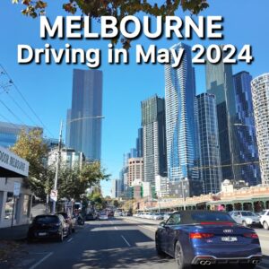 Driving in the City of Melbourne in May | Sunny Autumn