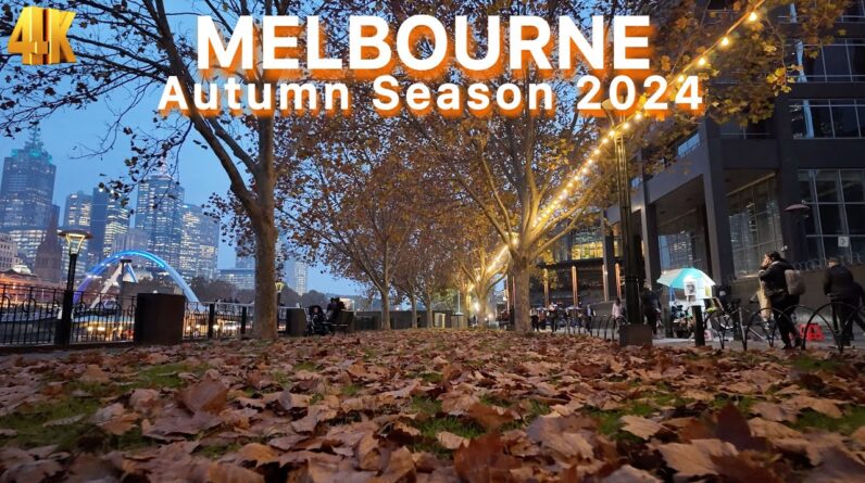 Experience Melbourne City in Autumn Season 2024