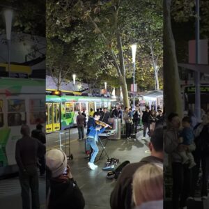 Melbourne Busking, Swanston Street #city #streetperformer #travel