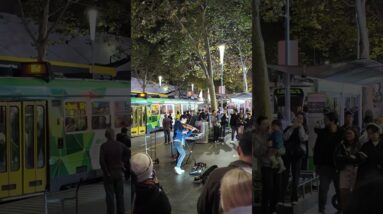 Melbourne Busking, Swanston Street #city #streetperformer #travel