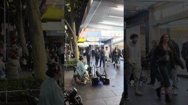 Melbourne Busking, Swanston Street #city #travel #streetperformer