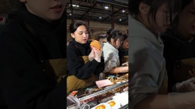 Melbourne, Korean Coin Pancake, Queen Victoria Market #food #city #travel