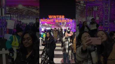 Have you visited Winter Night Market in Melbourne? #walkingtour #citywalk