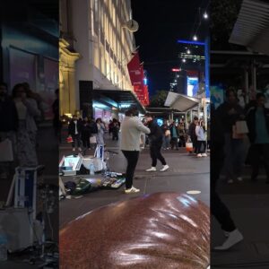 Melbourne Australia Busking #streetperformer #busking