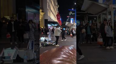 Melbourne Australia Busking #streetperformer #busking