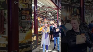 Winter Night Market - Melbourne Queen Victoria Market #walkingtour #citywalk