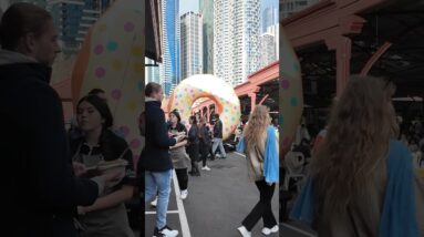 Melbourne Australia Donut Festival 2024 Queen Victoria Market #walkingtour #citywalk