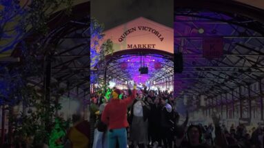 Melbourne Australia - Winter Night Market - Queen Victoria Market #walkingtour #citywalk