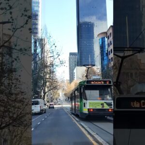 Trams of Melbourne, City Australia #drivingtour #citytour