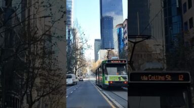 Trams of Melbourne, City Australia #drivingtour #citytour