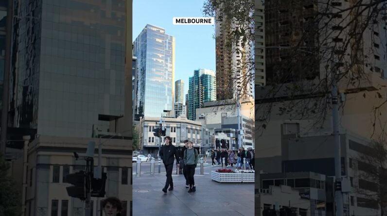 Melbourne Australia #walkthrough #citywalk #walkingtour
