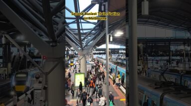 Melbourne’s Second Busiest Train Station - Southern Cross Station #walkthrough #citywalk