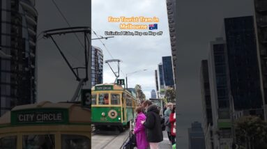 Melbourne’s Free Tourist Tram, Hop On, Hop Off Unlimited Rides #walkthrough #walkingtour