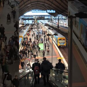 Travel Melbourne Walks, Southern Cross Station #citywalk #melbourne #australia