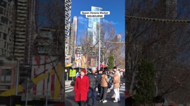 Melbourne Australia, Queen Victoria Market #citywalk #walkthrough