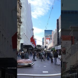 Melbourne, Bourke Street Mall #walkthrough #walkingtour