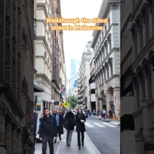 The Oldest Street in Melbourne, Flinders Lane #citywalk #walkthrough