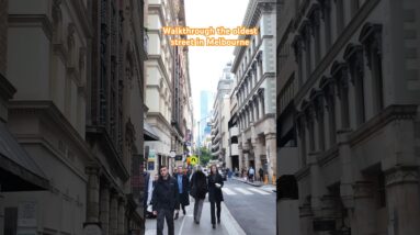 The Oldest Street in Melbourne, Flinders Lane #citywalk #walkthrough