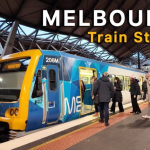 Walkthrough One of Melbourne's Busiest Train Station - Southern Cross Station