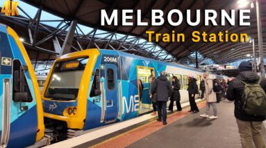 Walkthrough One of Melbourne's Busiest Train Station - Southern Cross Station