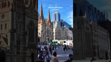 Travel Melbourne Walks #citywalk #walkthrough #walkingtour