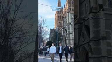 Travel Melbourne Walks in August #citywalk #walkthrough #walkingtour