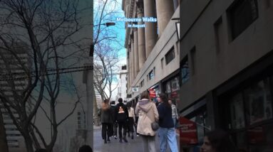 Travel Melbourne Walks in the City #walkthrough #walkingtour #citywalk