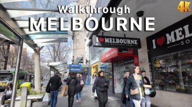 Walkthrough Melbourne City Australia 4K Video Tour