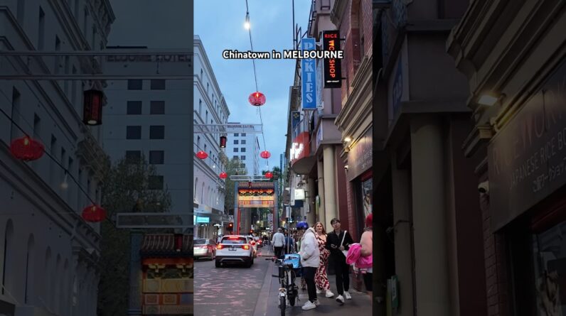 Walking in Melbourne’s Chinatown #australia #melbournecity #travelmelbourne