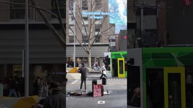 Forever Young by Cam Nicholson and Konstantin, Swanston Street Melbourne #melbourne #busking