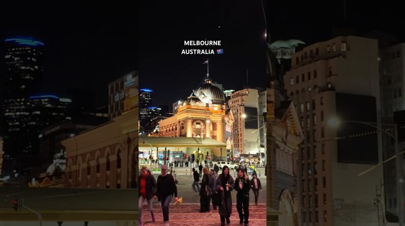 Melbourne at Night #beautifulcity #melbourne #australia #travelmelbourne